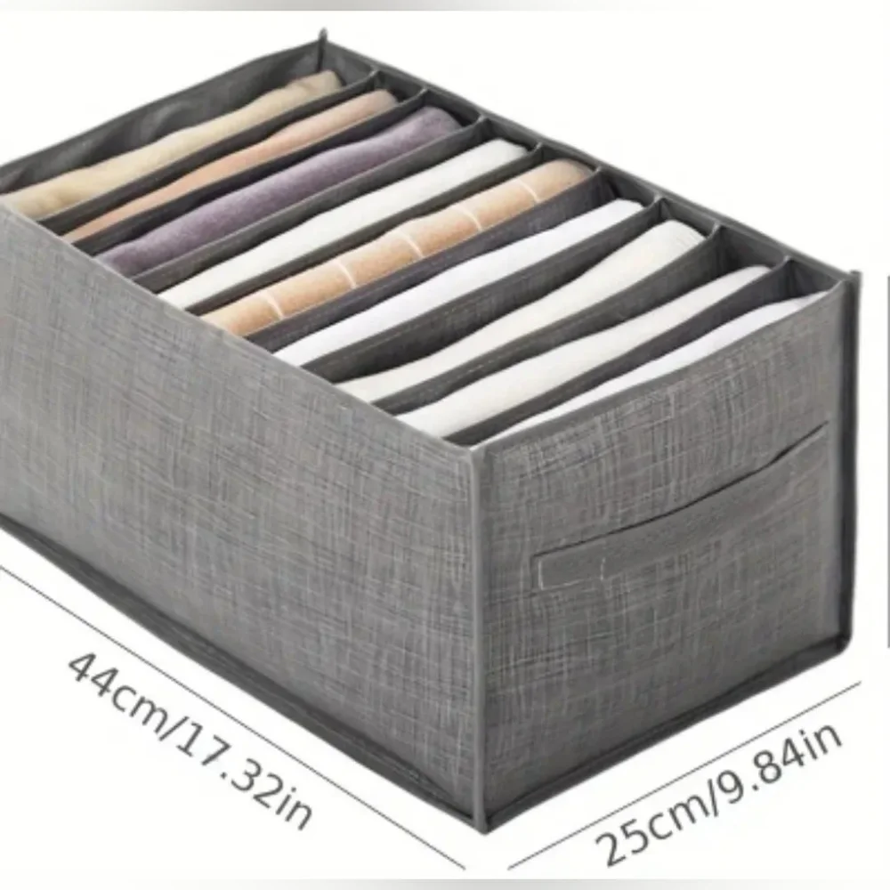 COPY1 Drawer Folding Organizer Clothes Boxes T-shirt Leggings Socks Closet Sto…
